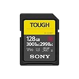Sony SF-G128T UHS-II SD Tough Tarjeta de Memoria - 128GB Read 300mb/s Write 299mb/s
