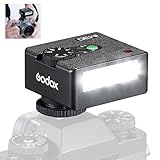Godox iM30 Godox - Flash de cámara flash GN15 con 7 niveles, CCT 6000 K ± 200 K, flash manual IM 30 para Sony zv1/Sony zve10/Canon/Ricoh gr3/Fuji f1-230 flashes de potencia completa