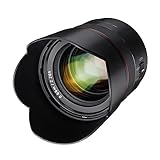 Samyang AF 75 mm F1.8 FE - Objetivo de retrato, enfoque automático de formato completo y APS-C de distancia focal fija Sony E Mount para Sony A9 II A7 III A6000 seria A5100 A5000