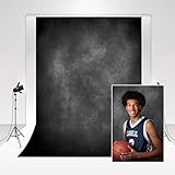 Kate Backdrops for Photography 1,5x2,2m/5x7ft Gradient Black Grey Studio Photo Backdrop Brumoso Niebla Arte Fotografía Fondo Revista Publicidad Disparo Photo Booth Youtube Video Backdround