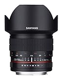 Samyang F1120404101 - Objetivo fotográfico DSLR para Pentax (Distancia Focal Fija 10mm, Apertura f/2.8-22 ED AS NCS CS), Negro