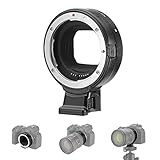 NEEWER Adaptador de Montura EF a EOS R,Lente EF/EF-S Cámara con Montura RF,Anillo Convertidor Autofocus,Compatible con Canon EOS R Ra RP R6 MarkII R6 R5 R3 R7 R10 R8 R50,Carga Máxima:2kg,NW-EF -EOSR