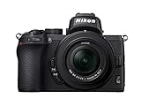 Nikon Z50 - Cámara DX Mirrorless, 11 FPS, Vídeo 4K, Pantalla Táctil abatible, Kit Cuerpo con Objetivo 16-50 DX VR, Color Negro
