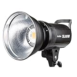 Godox SL-60W Luz de Estudio LED de 60W, iluminación LED Continua de 5600K con Soporte Bowens para Uso en Exteriores, cámaras réflex Digitales de Lente única DSLR