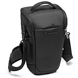 Manfrotto Advanced Holster L III, funda para cámara, bolsa DSLR con lente, bolsa para cámara con soporte para trípode y cubierta para lluvia, accesorios de fotografía