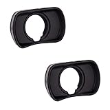 (2 Pack) JJC Visor Ocular Eyecup para Fujifilm X-T5 X-T4 X-T3 X-T2 X-T1 X-H2 X-H2S X-H1 GFX100S GFX100 GFX100II GFX50S GFX50SII Reemplazo de Fujifilm EC-XT L, EC-GFX, EC-XT M, EC-XT S y EC-XH W