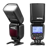 NEEWER NW700-N Flash GN60 TTL Speedlite Compatible con Nikon DSLR Cámaras, 1/8000s Alta Velocidad Sync Speedlight, Salida 1/1-1/256, TCM Función, 230 Flash de Potencia Total, 0.1-2.7s Reciclaje Rápido