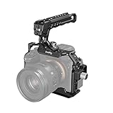 SMALLRIG A7 IV / A7S III/A7R V Cage with Top Handle and HDMI Cable Clamp, Basic Kit for Sony Alpha 7 IV/Alpha 7 S III/A7R V - 3668