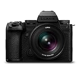Panasonic Cámara Marco Completo Sin Espejo LUMIX DC-S5M2XCE, Lente LUMIX S 50 mm F1.8, 4K 60P y 6K 30P, Pantalla Abatible, Wi-Fi, AF Híbrido De Fase, IS Activo, Batería DMW-BLK22, Negro