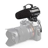 Saramonic SR-PMIC3 - Micrófono Envolvente para cámaras DSLR, Color Negro