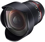 Samyang F1110610101 - Objetivo fotográfico DSLR para Fuji X (distancia focal fija 14mm, apertura f/2.8-22 ED AS IF UMC), negro