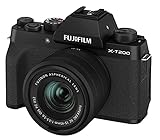 Fujifilm X-T200 - Kit cámara con objetivo intercambiable XC15-45/3.5-5.6 PZ, Tarjeta 16 GB, Color Negro