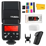 Godox TT350O 2,4 G HSS 1/8000s TTL GN36 Camara Flash Speedlite para Olympus/Panasonic E-M10II,E-M5II,E-M1,E-PL8,E-PL7,E-PL6,E-PL5,DMC-CX85,DMC-G7,DMC-GF1,DMC-LX100 Mirrorless Digital Camera(TT350o)