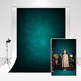 Kate Fotografía de Fondo Negro y Verde 1.5x2.2m/5x7ft Apoyos de Cabina Fotos Boda Retro Fondo de Video Plegable Hermosa Textura de Terciopelo Accesorios sesión fotográfica Revista de Estrellas Fondo