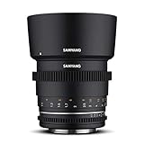 Samyang SA1813 - Lentes de Cámara Compatibles con 85MM T1.5 MK2 Sony E, Negro