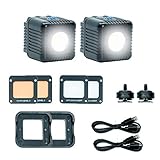 Lume Cube 2.0 - Pack de 2 herramientas de iluminación (750 LUX, 5600ºK) color negro