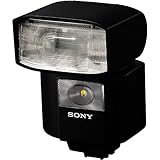 Sony HVLF45RM - Flash externo (GN45 de alta potencia con control inalámbrico por radio integrado, además incorpora luz LED para vídeos y fotos) negro