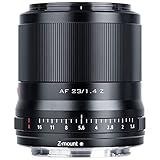 VILTROX 23mm F1.4 Z APS-C Objetivo Enfoque automático Gran Apertura Motor STM Soporte Eye-AF Objetivo para Nikon con Montura Z Zfc Modelo Z5 Z6 Z7 Z50 Z6Ⅱ Z7Ⅱ