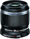 OM SYSTEM M.Zuiko Digital ED 30mm F3.5 Macro – Objetivo para Micro Four Thirds, fotografía Macro Alta resolución, Ligero, autoenfoque rápido para Olympus OM-D, Pen, Panasonic G, Negro