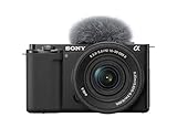 Sony Alpha ZV-E10K, Cámara vlog APS-C mirrorless de objetivo intercambiable y kit de objetivo power zoom 16-50 mm f/3.5-5.6 II (24 MP, vídeo 4K, Eye AF en tiempo real) ideal para vlogging, color negro