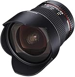 Samyang F1120406101 - Objetivo fotográfico DSLR para Sony E (Distancia Focal Fija 10mm, Apertura f/2.8-22 ED AS NCS CS), Negro