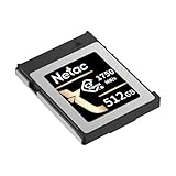 Netac cf2000 512GB cfexpress Tipo B Tarjeta de Memoria PCIe Gen 3 * 2 nvme1.4 fotógrafos y camarógrafos Profesionales leen hasta 1750mb / S y escriben hasta 1050mb / S vloger (Oro Negro)