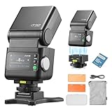 Godox iT32 TTL Mini Flash con X5N Disparador, 2.4GHz HSS Flash Inalámbrico TTL, con Pantalla Táctil, LED Luz, Batería Integrada y Control Remoto Compatible con Sistema Godox X para Nikon Cámara
