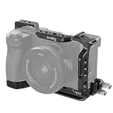 SMALLRIG Kit de Jaula para Sony A6700 con Cable Clamp para HDMI, Placa de Liberación Rápida Incorporada para Tipo Arca, Jaula de Video para Cámara de Cine con Montura de Zapata - 4336