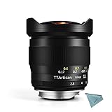 TTARTISAN 11mm F2.8 Objetivo de cámara Ojo de pez para Montura Nikon Z Fotograma Completo Enfoque Manual Gran Angular