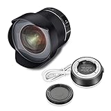 Samyang AF F2.8 Lens Station Autofocus Objetivo con Distancia Focal Fija para Nikon F Formato Completo, Negro, Gran Angular 14 mm de Distancia Focal Fija,