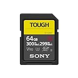 Sony SF-G64T UHS-II SD Tough Tarjeta de Memoria - 64GB Read 300mb/s Write 299mb/s
