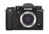 Fujifilm X-T3 - Cámara de objetivo intercambiable sin espejo, con sensor APS-C de 26,1 Mpx, video 4K/60p DCI, pantalla táctil, WIFI, Bluetooth, Negro