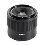 TTartisan AF 23mm F1.8 Objektiv für Fuji X-Mount, kompakt und vielseitiges Autofokus-Objektiv, Kompatibel mit Fuji X-A1, X-A10, X-A2, X-A3, X-A5