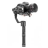 Zhiyun Tech Crane Plus Estabilizador manual para cámara Negro - Estabilizadores de video (Estabilizador manual para cámara, Aluminio, Polyblend, Negro, Motor sin escobillas, 360°, 0 - 360°)