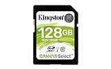 Kingston SDS/128GB - Tarjeta de Memoria SD (Micro SDS, 128 GB, UHS-I, Clase 10, hasta 80 MB/s)
