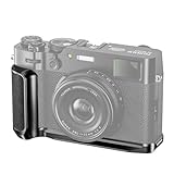 NEEWER X100VI Placa Base para Fujifilm X100VI X100V, Soporte en Forma de L para Cámara Retro con Empuñadura, Placa L Compatible con Cabeza de Trípode Tipo Arca, Negro, CA084