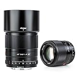 VILTROX AF 56mm f1.4 XF Objetivo Prime para Fuji X Montura Cámaras (STM, APS-C, Enfoque automático), Negro