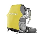 Mantona ElementsPro 30 V2 Outdoor DSLR Mochila para cámara de acceso rápido, color verde, con funda para la lluvia, resistente al agua, cómodo sistema de transporte