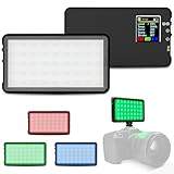 Lume Cube - Luz LED RGB Panel Go - Panel Ajustable Go - Pantalla LCD Inteligente - Iluminación de vídeo fotográfico - Batería de Larga duración - Temperatura de Color Ajustable de 3200 a 5600K