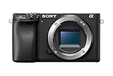 Sony ILCE6400AB.CEC Alpha 6400 Cámara Evil APS-C, Enfoque automático rápido 0.02s, 24.2 Megapíxeles, grabación de Videos en 4K y Pantalla inclinable para Vlogging, Cargador Incluido