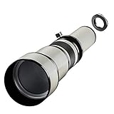 Samyang 22740 MF 650-1300 mm F8.0-16.0 Canon EOS EF – DSLR, CSC Zoom Objetivo, teleobjetivo, Enfoque Manual, Enfoque, diámetro del Filtro 98 mm, para fotograma Completo y Sensor APS-C