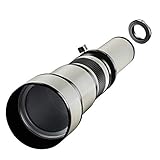 Samyang 22740 MF 650 – 1300 mm F8.0 – 16.0 Canon EOS EF – DSLR CSC Zoom Objetivo Teleobjetivo, Enfoque Manual, Diámetro de Filtro 98 mm, para Formato Completo y Sensor APS-C