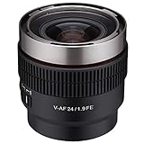 Samyang Lente de Enfoque automático Cine Gran Angular de Marco Completo T1.9 de 24 mm para Sony E (SYCAF24-NEX)