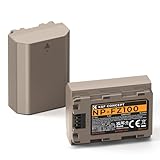 K&F CONCEPT NP-FZ100 2 Pack Batería 2280mAh de Cámara con Conector de Carga Directa Type C Compatible con Cámaras Sony A9 A7III A7RIII A7RIV A6600 ZV-E1 FX3, FX30