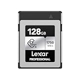 Lexar Professional Silver Series 128 GB Tarjeta CFexpress Tipo B, Tarjeta CFe Lectura de hasta 1750 MB/s, Adopta PCIe Gen3x2, Tarjeta de Memoria CF Compatible con DSLR, cámara XQD (LCXEXSL128G-RNENG)