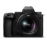 Panasonic LUMIX DC-S5M2XKE Cámara Marco Completo Sin Espejo, Lente LUMIX S-R2060 20-60mm F3.5-5.6, Grabación 4K 60P y 6K 30P, Pantalla Abatible, Wi-Fi, AF Híbrido De Fase, Batería DMW-BLK22, Negro