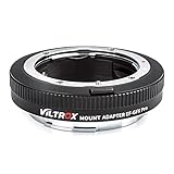 VILTROX EF-GFX Pro Adaptador de Montaje de Objetivo de Enfoque automático con Anillo de Control de Apertura, Compatible con Canon EOS EF/EF-S Lens to Fujifilm Fuji GFX Mount Camera GFX 100 50S 50R