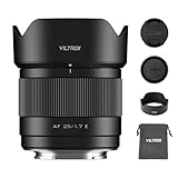 VILTROX AF 25mm F1.7 Air E Objetivo para Montura Sony E, f/1.7 Gran Apertura APS-C Objetivo con Enfoque automático Compatible con cámaras Sony ZV-E10 II EV10 A6700 A6600 A6400 A7C II A7RV A7III