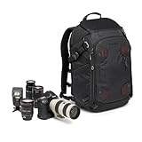 Manfrotto Pro Light Multiloader M, Mochila Fotográfica Profesional para Cámaras, 4 Puntos de Acceso, Múltiples Fijaciones para Trípodes, 3 Modos de Uso, Divisores Intercambiables, Negro
