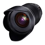 Samyang F1120703101 - Objetivo fotográfico DSLR para Nikon F Ae (Distancia Focal Fija 16mm, Apertura f/2-22 ED AS UMC CS, diámetro Filtro: 77mm), Negro